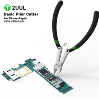 2UUL DA83 - Alicates de Corte Diagonal Profesionales para Reparación de Electrónica, Alicates de Corte de Alambre Manuales Básicos, Herramienta Manual para Reparación de Teléfonos