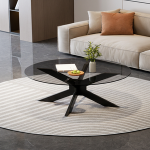 Tea Coffee <b>Table</b> New Design Luxury Modern Small <b>Glass</b> Tea <b>Side</b> <b>Table</b> Wooden Coffee <b>Tables</b> for Living Room - Product Image 2