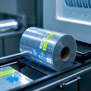 Rouleau de film thermoscellable PET/CPP pour aliments Emballage de collations imprimé personnalisé pour barres de chocolat Aliments surgelés Douceur brillante haute clarté - Product Image 2