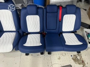 Protección de asiento de coche para todo tipo de clima de cuero Nappa, funda de asiento de coche de todos los colores para Mercedes Benz W463 W4634, actualización <span class=keywords><strong>Interior</strong></span> - Product Image 4