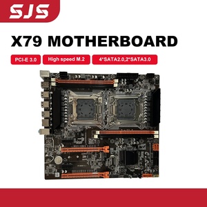 Dual <b>CPU</b> Xeon E Series DDR3 128GB Four Channel E-ATX Desktop <b>Motherboard</b> New X79 Chipset LGA 2011 Socket PCI-E Placa Madre X79 S - Product Image 2