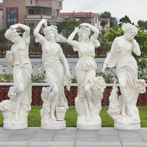 Giardino a grandezza naturale in resina scultura in fibra di vetro angelo alato <span class=keywords><strong>statua</strong></span> - Product Image 4