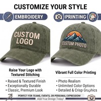 Casquette de baseball unisexe vintage effet vieilli personnalisable – Casquettes ajustables brodées avec logo sur mesure