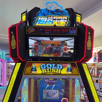 Machine de jeu d'arcade Gold Rush Coin Pusher de haute qualité, avec jeu de pousse-pièces et fonction de rédemption de billets de loterie, à retour sur investissement élevé