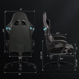 Chaise de jeu fonctionnelle sans musique à siège pivotant complet <span class=keywords><strong>avec</strong></span> haut-parleur Chaise de jeu grand siège adulte professionnel Home Racer <span class=keywords><strong>avec</strong></span> haut-parleur - Product Image 5