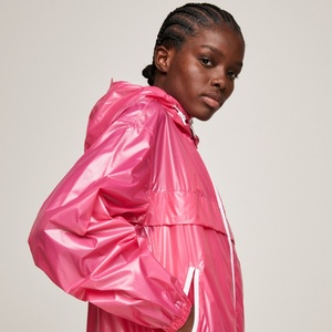 Custom Print Embroidery Patches Walking Running <b>Cycling</b> 100% Nylon Breathable Windproof Windbreaker Jackets for Women - Product Image 4