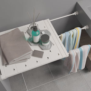 Étagère de Tension de placard et support de rangement en métal extensible organisateur réglable séparateur de diviseur de bricolage pour armoire armoire placard - Product Image 6