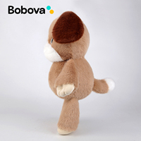 Peluche Bobova en coton PP lestée, motif Beagle, douce pour la peau, moelleuse, anti-stress, apaisante, vente en gros, décoration, souvenir