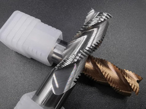 Tungsten <strong>Carbide</strong> Roughing Spiral <strong>End</strong> <strong>Mill</strong> Bits for CNC Machine and Aluminum Cutting - Product Image 4