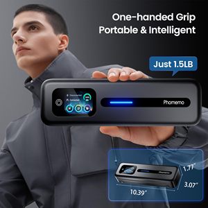 포메모 M832D A4 휴대용 프린터 무선 무잉크 프린터 (휴대폰, 노트북용), 여행 및 업무용 감열 프린터 - Product Image 3