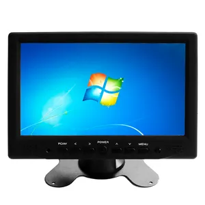 Bestview monitor lcd touch screen de 7 polegadas, alta resolução, para cnc, controle industrial, monitor de carro