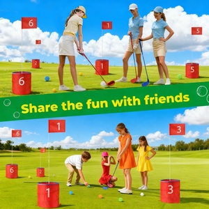 ไม้กอล์ฟฝึกซ้อมแบบปรับได้รุ่นใหม่ หัวไม้พลาสติก พร้อมโลโก้สั่งทำได้ ไม้พัตเตอร์แบบยืดหดได้ ปรับความยาวได้ - Product Image 6