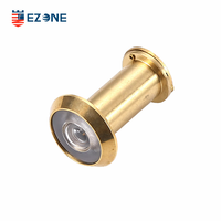 Hot Selling Modern 180 Degree Zinc Alloy Door Magnifier Peephole Viewer Movable Cover Antique Bronze Polish Chrome for Hotel