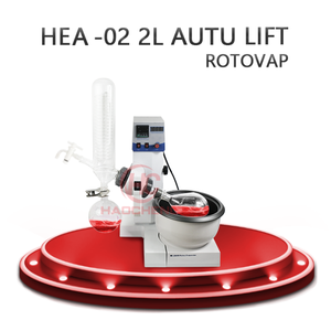 Китайский ручной подъемный лабораторный масштаб стеклянный ротационный рефлюкс, оборудование для испарения, кристаллизации, <span class=keywords><strong>RE</strong></span>-201D 2-литровый роторный испаритель - Product Image 6