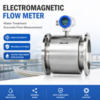 Medidor de Flujo Electromagnético Industrial, Sensor de Flujo para Tuberías de Agua en Procesos de Tratamiento de Agua, Modbus OEM