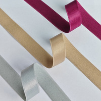Bretelles de soutien-gorge multicolores en velours doux, élastiques et très extensibles en polyester pour la couture de lingerie