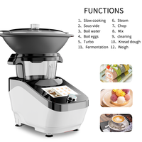 Robot de Cuisine Multi-Fonctions Mixeur Robot Culinaire Pétrin 1500W Appareil Électrique Ménager