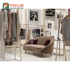 Vitrine en métal et verre avec revêtement en poudre pour magasin de détail professionnel, service ODM pour magasin de vêtements - Product Image 4