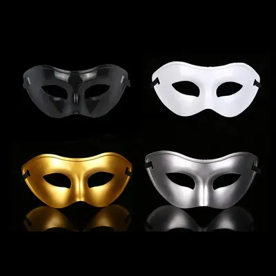 Мужская маска для вечеринки, однотонная маска принца на половину <span class=keywords><strong>лица</strong></span> для Хэллоуина, маскарада, маски для мальчиков, для мужчин, танцевальная одежда для взрослых