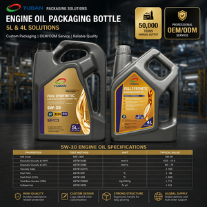 <span class=keywords><strong>Aceite</strong></span> de Motor Sintético TUBAN 5W-30 API SP ACEA C3 para Motores de Gasolina y Diésel - 4L/5L Pedido de Prueba y Marca Privada OEM - Product Image 3