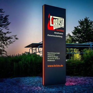 Fabricante personalizado grande Wayfinding Sign Business Sign Walking Street Advertising Board Road Outdoor Pylon Sign - Product Image 1