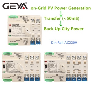 Interrupteur de transfert automatique solaire sur rail DIN GEYA pour système solaire 3P 63A AC220V MINI <span class=keywords><strong>ATS</strong></span> PV vers l'alimentation publique - Product Image 6