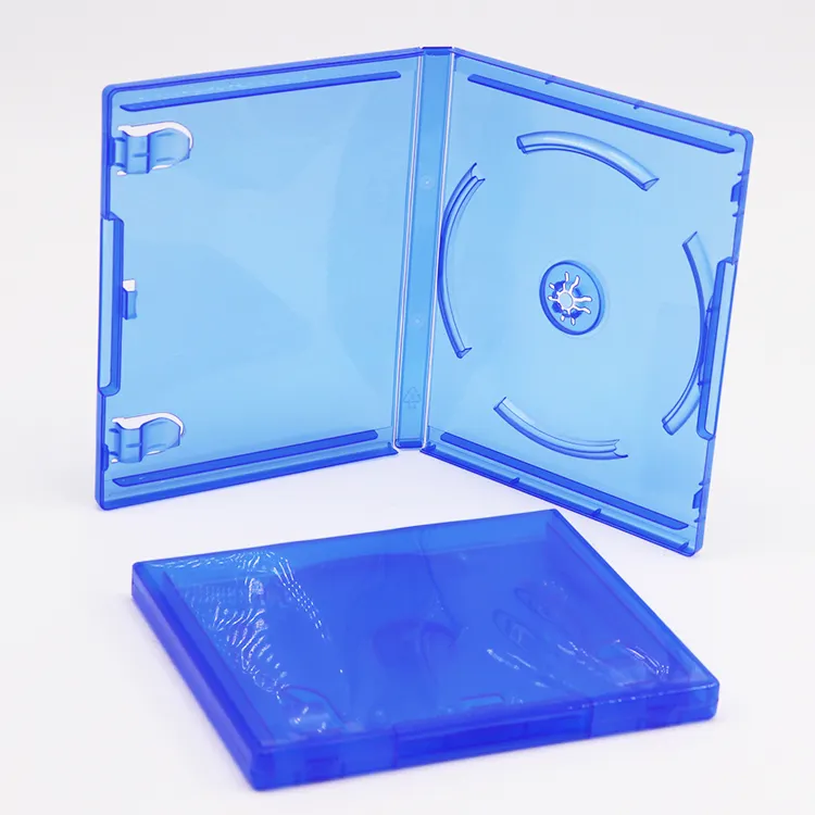 Paket Plastik Petualangan Game Aksesoris Controller Biru Kemasan Universal Kotak Permainan Retro untuk PS1 PS2 PS5 PS3 PS4 Permainan CD Kasus