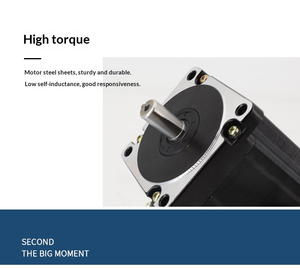 Kit moteur pas à pas hybride triphasé à couple élevé 86N 12N 3M2254 avec driver 6.8A 220V, modèle 86BYG350L97-6N avec joint d'étanchéité, garantie 3 mois à 1 an - Product Image 3