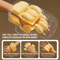Nouveau masseur électrique sans fil pour les mains avec chaleur et compression, massage des poignets et des doigts avec lumière pour des mains magnifiques