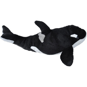 Tùy Chỉnh 20 ''Hoang Dã Động Vật Biển Thú Nhồi Bông Sang Trọng Màu Đen Và Trắng <span class=keywords><strong>Orca</strong></span> Cá Voi - Product Image 2