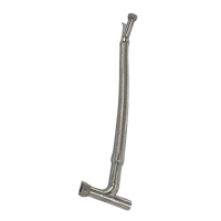 Tuyau métallique en acier inoxydable courbé DN32 avec coude - Fabrication directe d'usine personnalisable