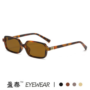 Eyewear <b>Square</b> <b>Sunglasses</b> UV400 PC Frame Women Fashionable Street Style - Product Image 2