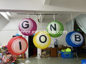 Palloncino gonfiabile a buon mercato con illuminazione bianca modello di nuvola gonfiabile per la decorazione del Club - Product Image 5
