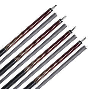 Cueelf Taco de carbono profesional Diseño de incrustaciones de madera maciza de lujo Taco de billar Ebony con <span class=keywords><strong>cocobolo</strong></span> - Product Image 4