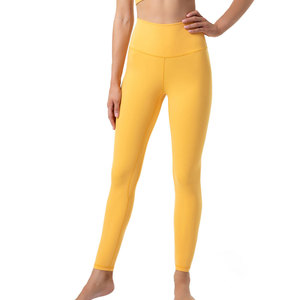 Leggings sur mesure taille haute pour femmes, longueur intégrale, doux, extensibles, respirants, pour yoga, matière personnalisée, nouveau style, toutes saisons - Product Image 1