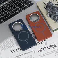 Funda para Teléfono Móvil con Carga Inalámbrica Antideslizante Wave Point Tpu para Huawei Mate 60 70 Pro, Sensación Cómoda al Tacto