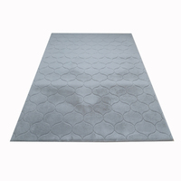 Tapis moelleux en fausse fourrure de lapin Shaggy pour chambre à coucher salon tapis et tapis beiges matelassés