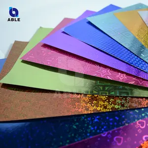 Nhà Máy A4 12X12 Patterned Holographic Cardstock Giấy Cho DIY Cricut Trang Trí Scrapbook Làm Thẻ