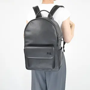 Fabricant de sacs à dos en cuir de style nouveau pour hommes, sacs à dos tendance pour ordinateur portable de bureau pour les entreprises