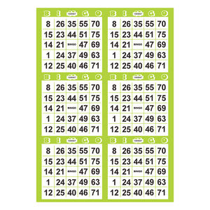 Imprimer BINGO Réutilisable 20 Feuille Haute Définition Marqueur Jeux Conception Cartes Bingo Papier - Product Image 3