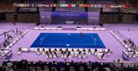 Tapis d'entraînement professionnel pour compétition de Wushu, tapis de Kung Fu chinois Wushu Taolu pour championnat 10*16m 12*8m