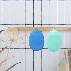 Silicone Exfoliating Towel Soft Gentle Skin Care Tool For Home Use White Green Blue Pink Gray - Product Image 4