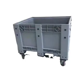 Industry Large 1210 Pallet Box Heavy Duty Big Bulk Container Closed Deck Pallet Bin Food Grade Lypallets