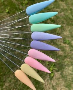 B 24 colores colección dulce polvo de uñas Color desnudo fantasía uñas hacer cubierta colección escultura acrílico polvo de inmersión de uñas - Product Image 1