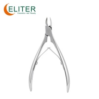 Pince à cuticules professionnelle Eliter Wholesale Hot Forging Full Jaw 5 mm pour ongles