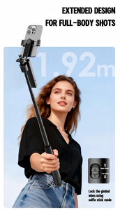Perche à selfie intelligente innovante avec suivi IA, stabilisateur automatique à rotation 360°, support pliable en alliage d'aluminium, monopode/trépied - Product Image 5