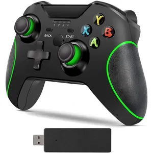 Controlador de videojuegos inalámbrico de doble choque para PC de 2,4G, Gamepad inalámbrico BT para Xbox One/S/X, Joystick inalámbrico para Xbox 360