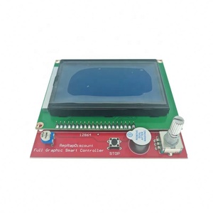 12864 สมาร์ทคอนโทรลเลอร์ RAMPS 1.4 LCD 12864 แผงควบคุมจอแอลซีดีหน้าจอสีน้ำเงินสำหรับเครื่องพิมพ์ 3D LCD12864 - Product Image 5