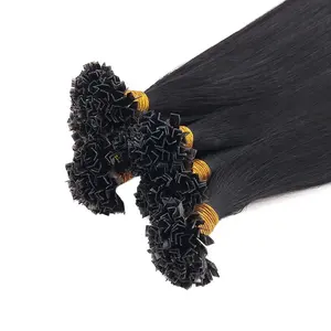 Bán buôn chất lượng tốt nhất V tip phần mở rộng tóc Keratin màu tóc làm bằng Trinh Nữ nhân từ Việt Nam V tip phần mở rộng tóc