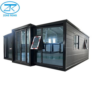 Ufficio Mobile di Lusso Portatile in Container Espandibile da 20, 30, 40 Piedi, Casa Prefabbricata con 2 Camere da Letto, Villa, Hotel in Pannelli Sandwich - Product Image 2